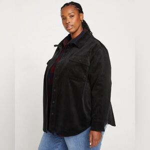 NWT Universal Standard Corduroy Greenwich Jacket | Black | 18-20